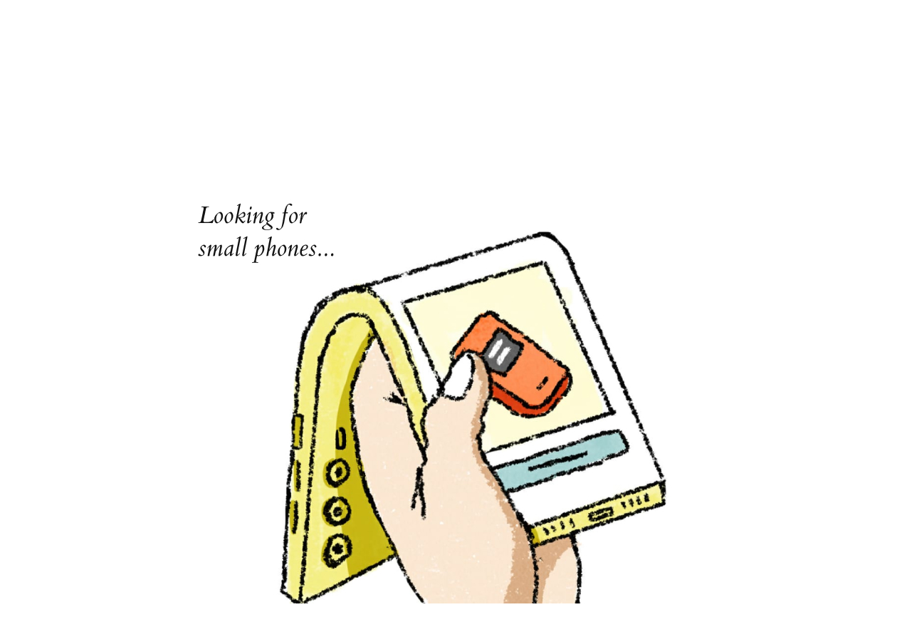 In search of small phones